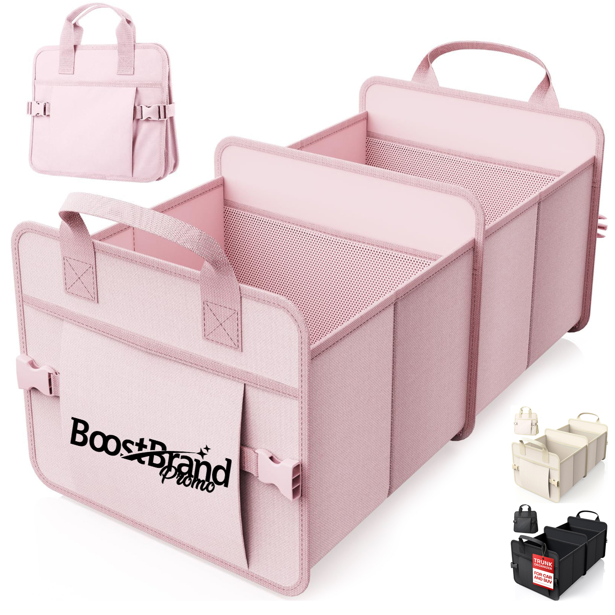 70L Foldable Multi-Compartment Car Trunk Organizer