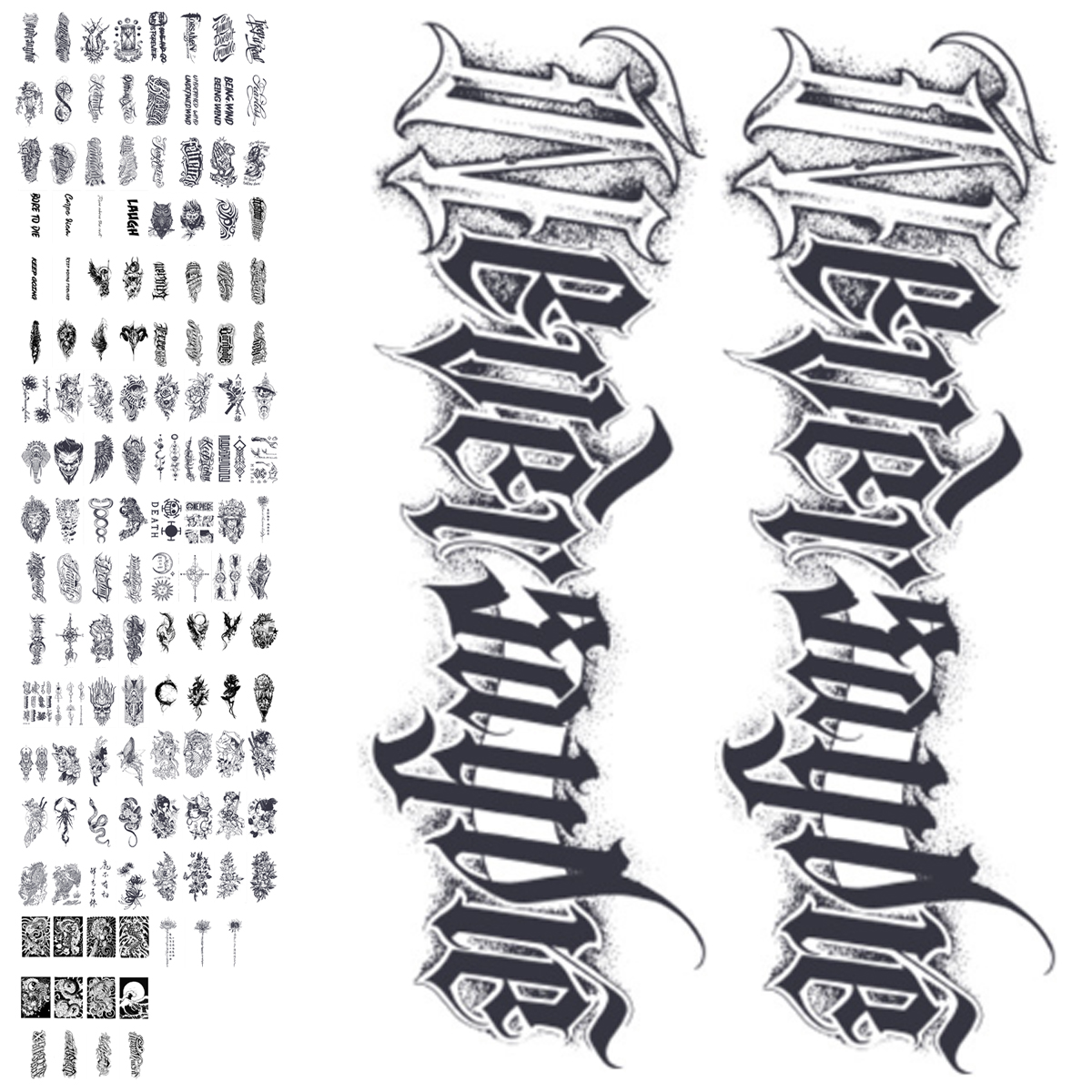 Custom Gothic Typography Design Service