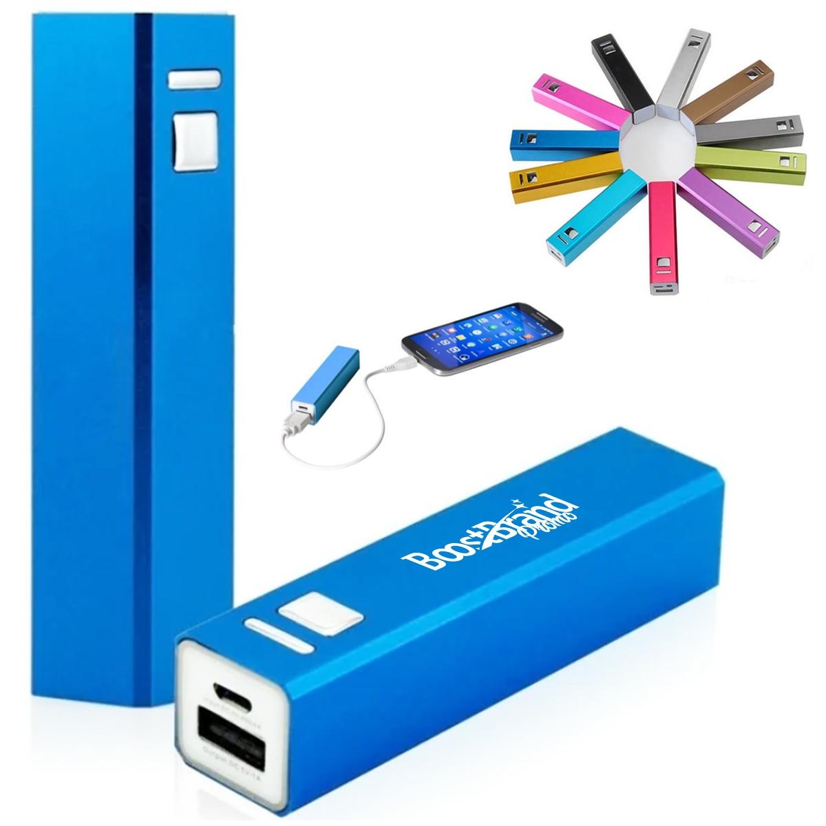Slim Portable Power Bank Phone Charger