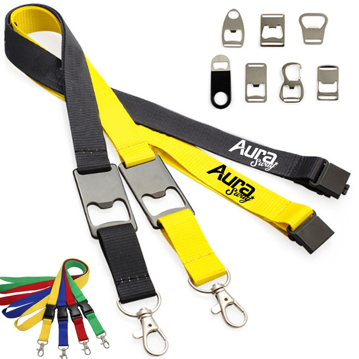 Metal Bottle Opener Lanyard