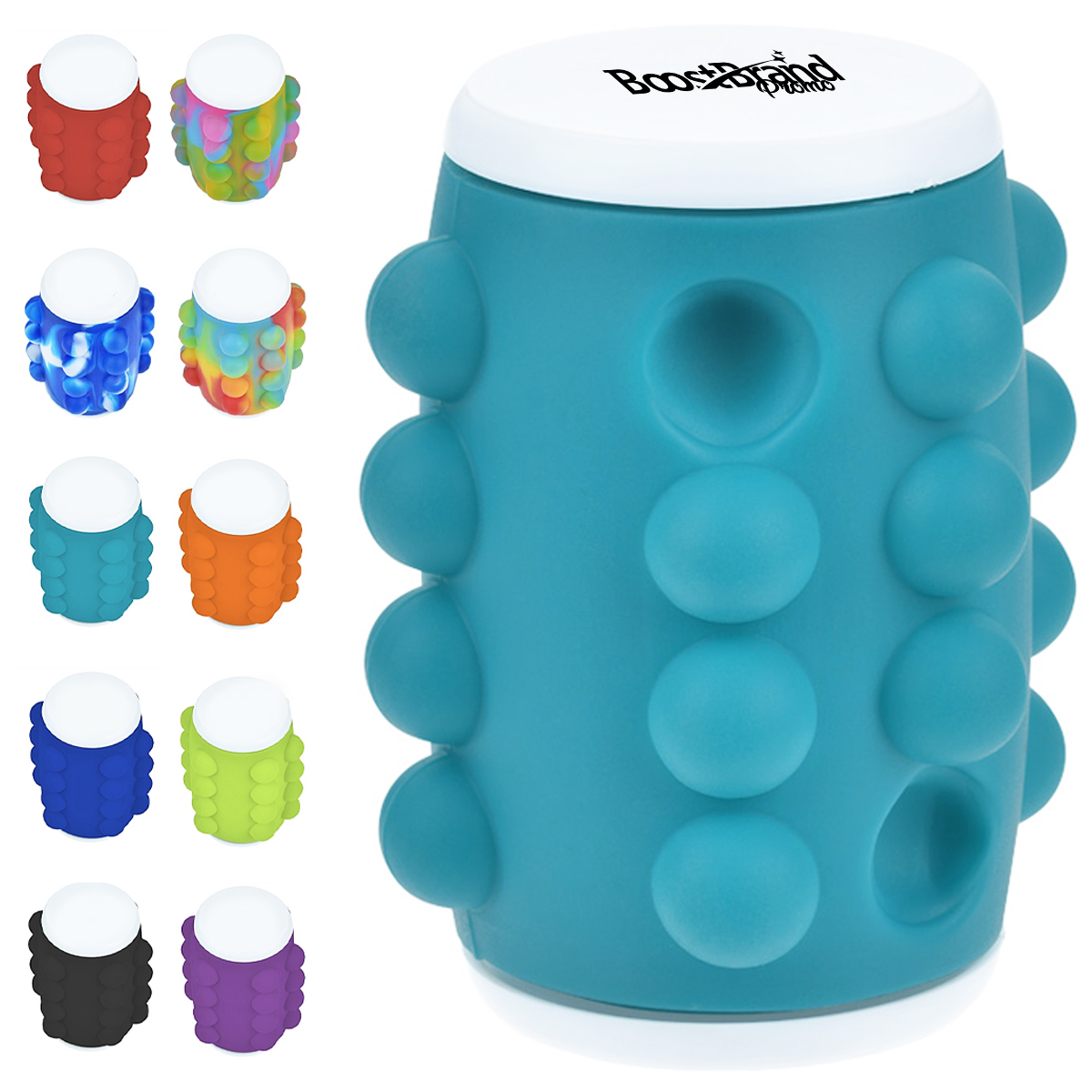 Push Pop Spinning Top Stress Fidget Toy for Focus & Relief