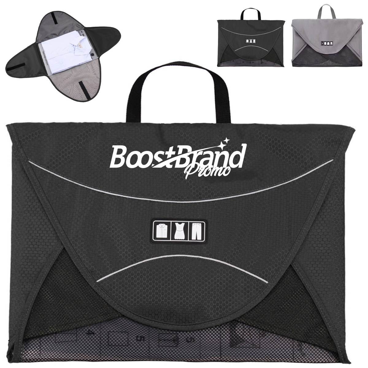 Wrinkle-Free Garment Folder Travel Packing Bag Organizer
