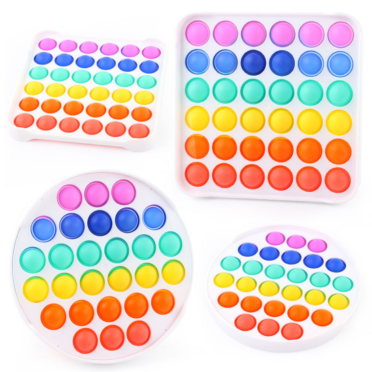 Rainbow Pop It Fidget Toy Sensory Stress Reliever