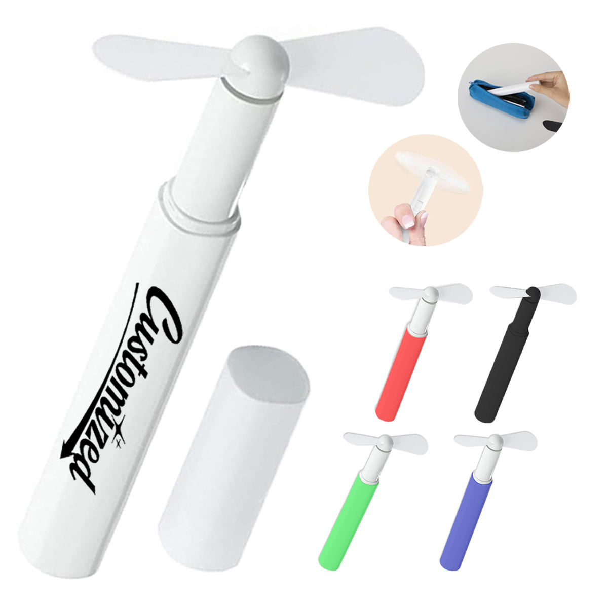Mini USB Fan with Detachable Blades for Portable Cooling