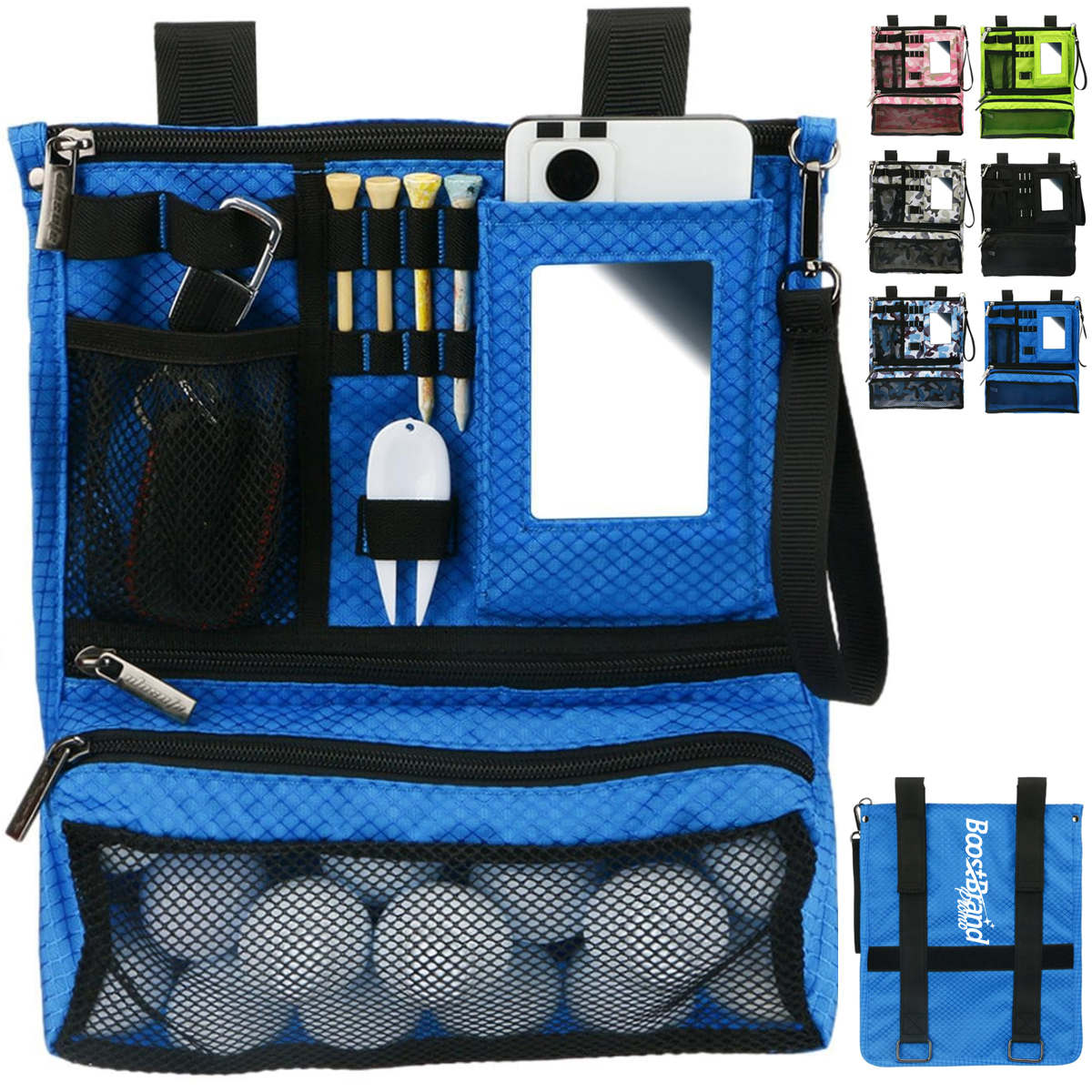 Multi-Pocket Car Seat Back Organizer with Tablet Holder