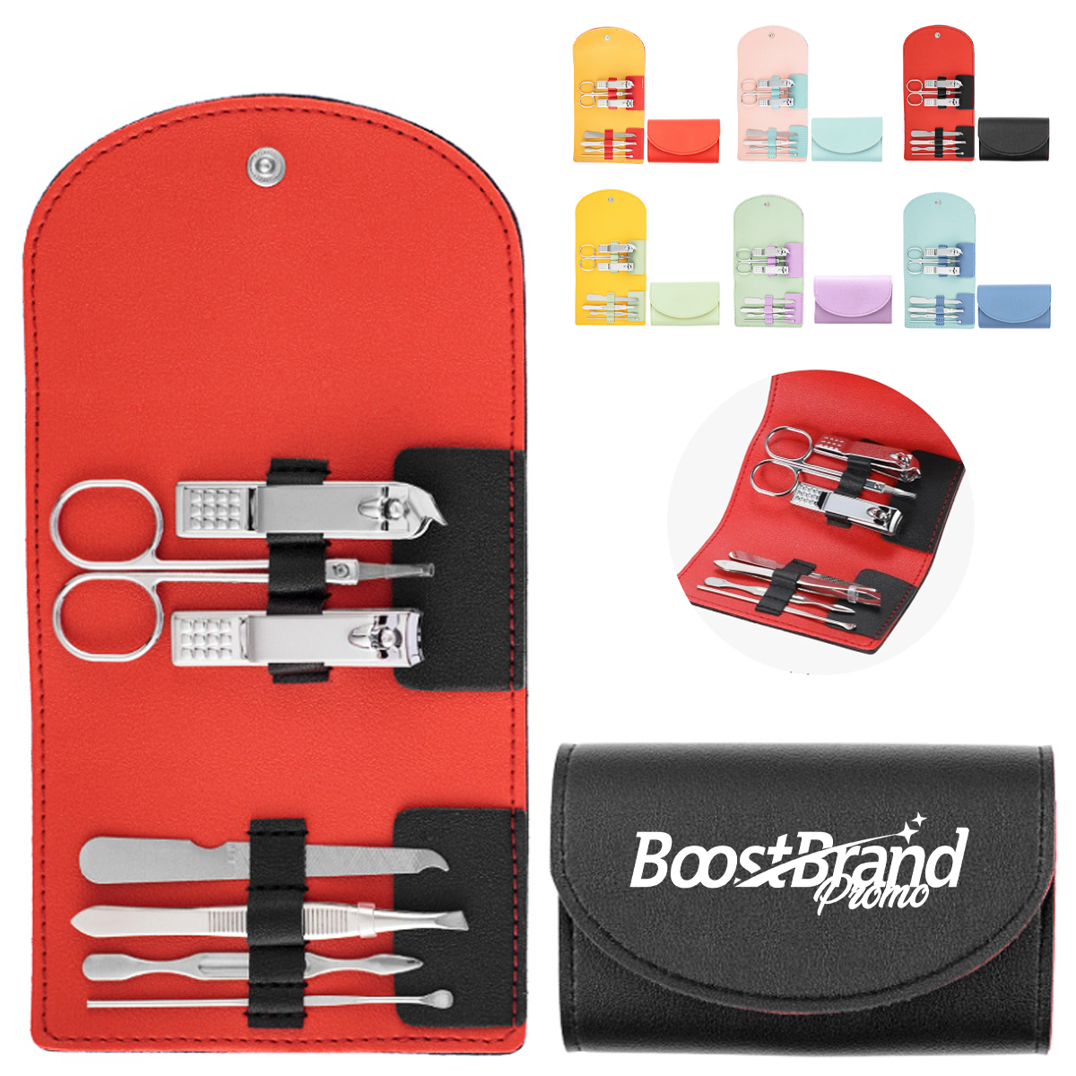 Portable Manicure Pedicure Travel Kit with Case
