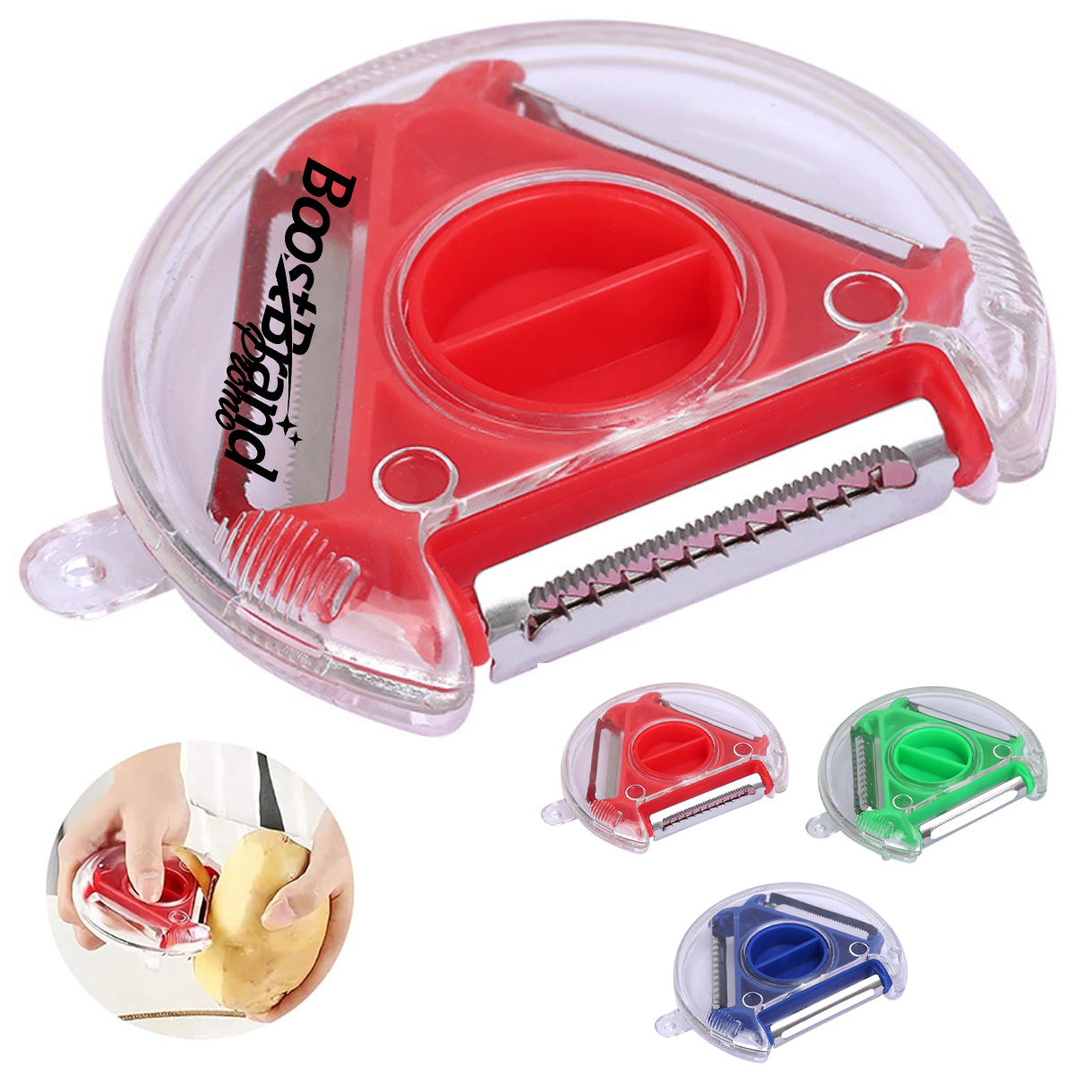 Rotary Vegetable Peeler Slicer Shredder