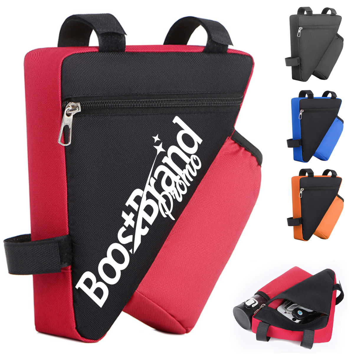Bike Frame Triangle Bag with Water Bottle Holder