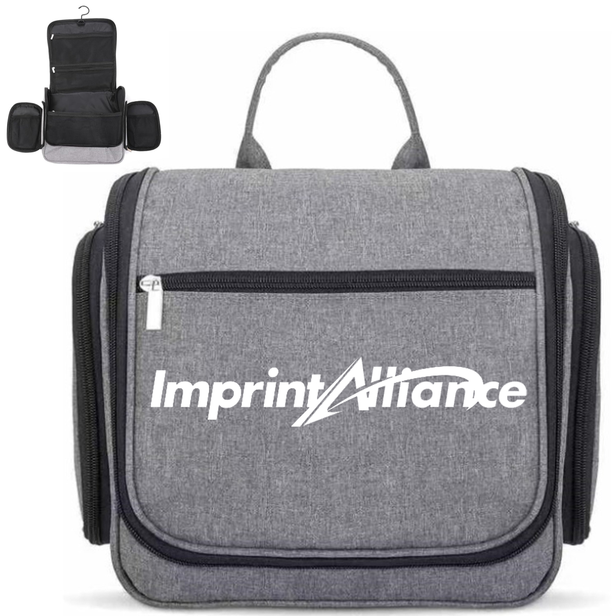 Hanging Travel Toiletry Bag with Multiple Compartments