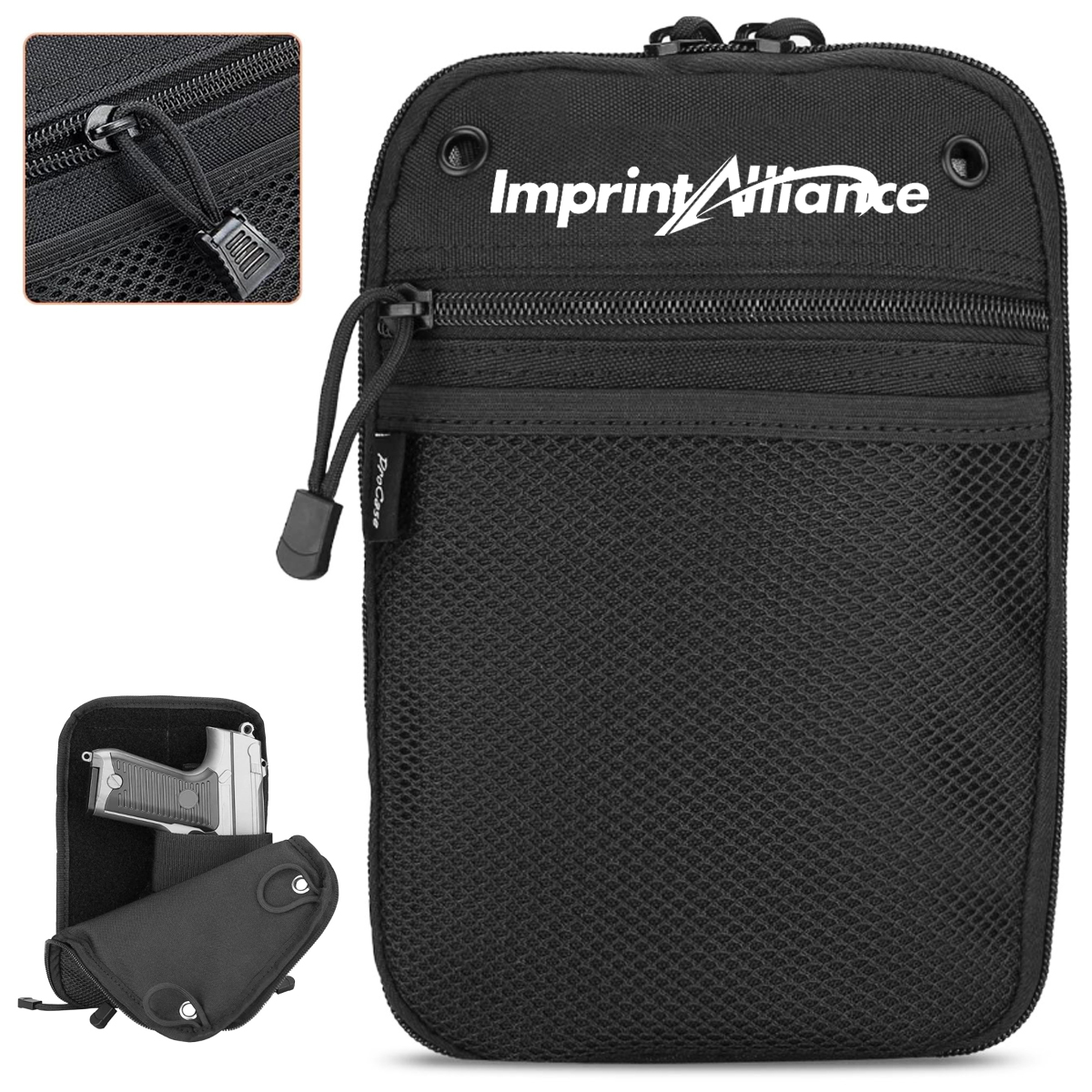 Travel Passport Holder Organizer Pouch with Zipper