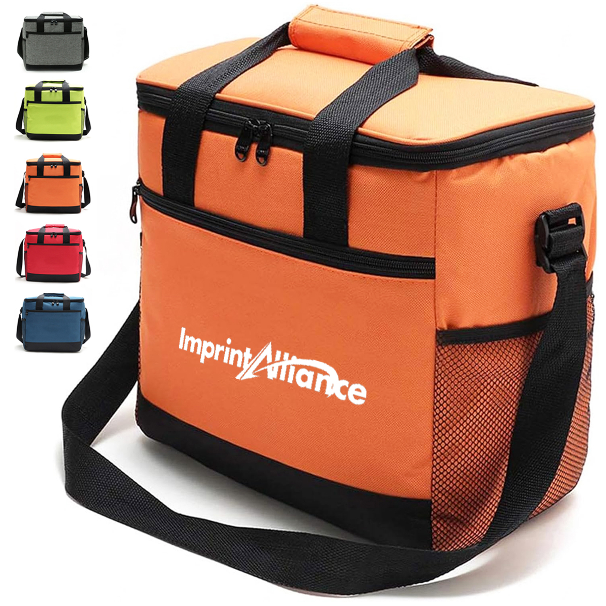 Multi-Purpose Green Shoulder Bag with Adjustable Strap