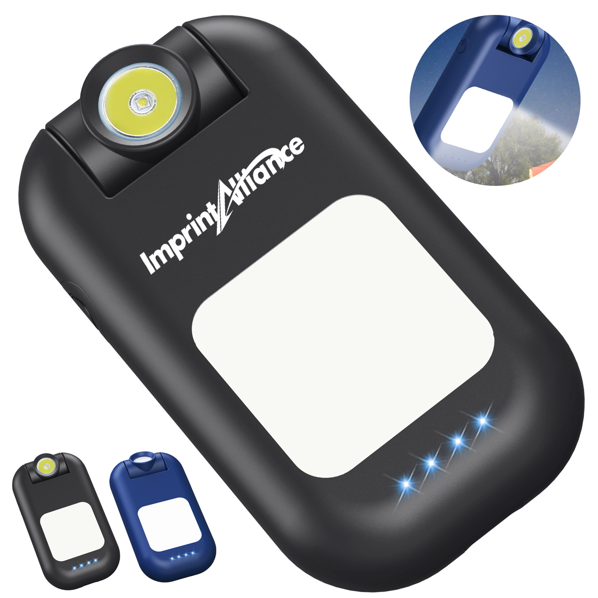 Mini Rechargeable LED Emergency Flashlight Power Bank