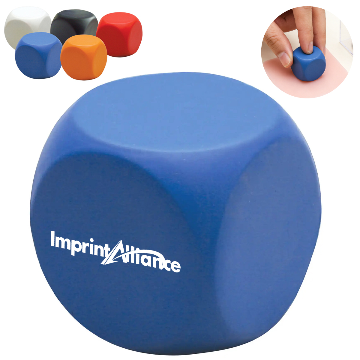 Square Cube PU Foam Stress Reliever Decision Maker Toy